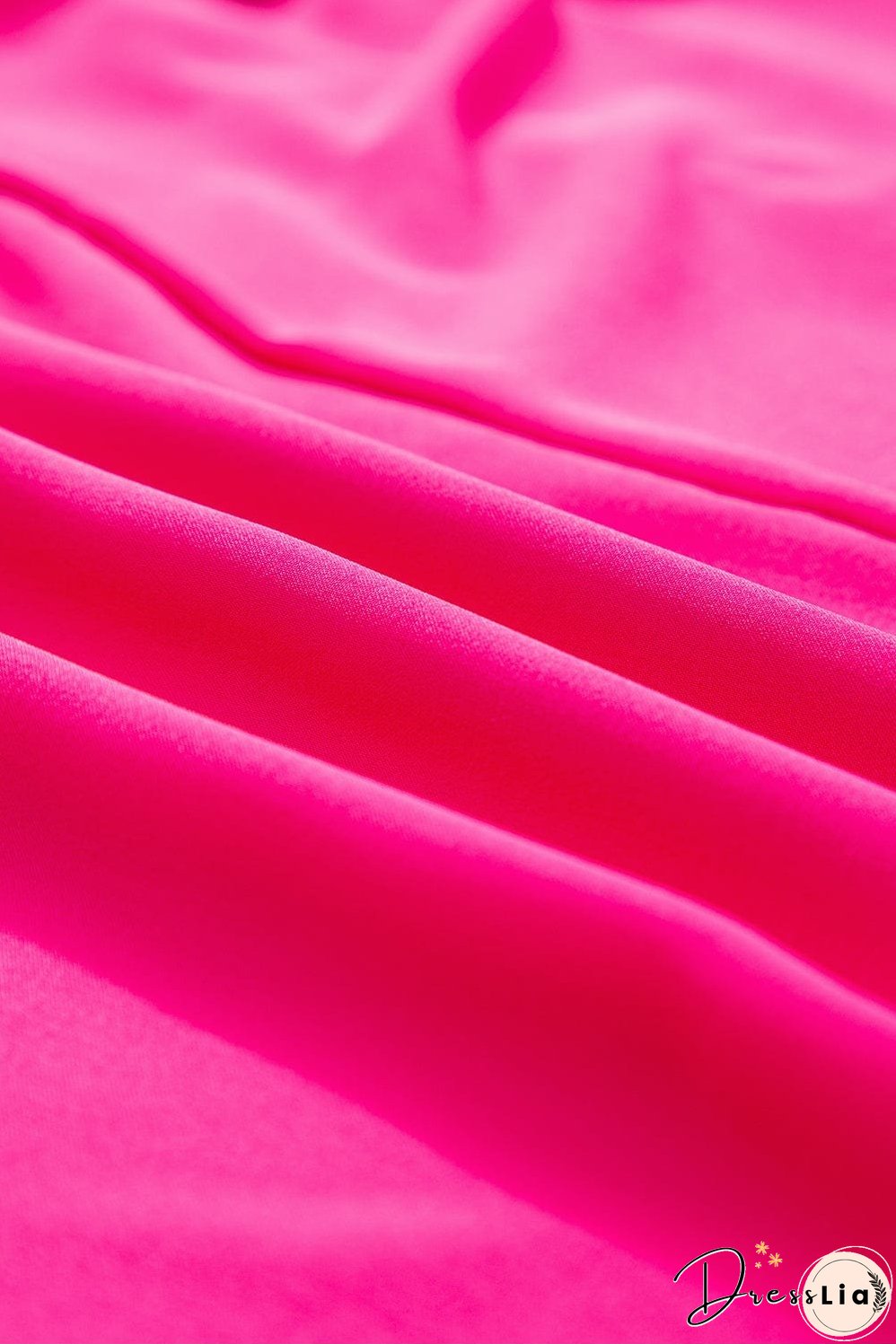 Elegant Rose Balloon Sleeve Maxi Shirt Dress