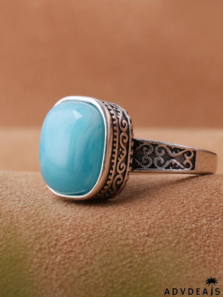 Geometric Resin Decor Ring