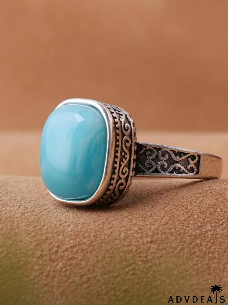 Geometric Resin Decor Ring