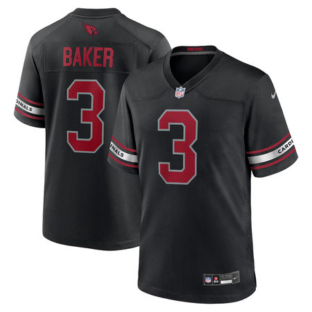 Youth Arizona Cardinals #3 Budda Baker Nike Black Game Jersey