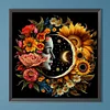 (40*40cm)Flower Moon Girl - Full Round Drill Diamond Painting