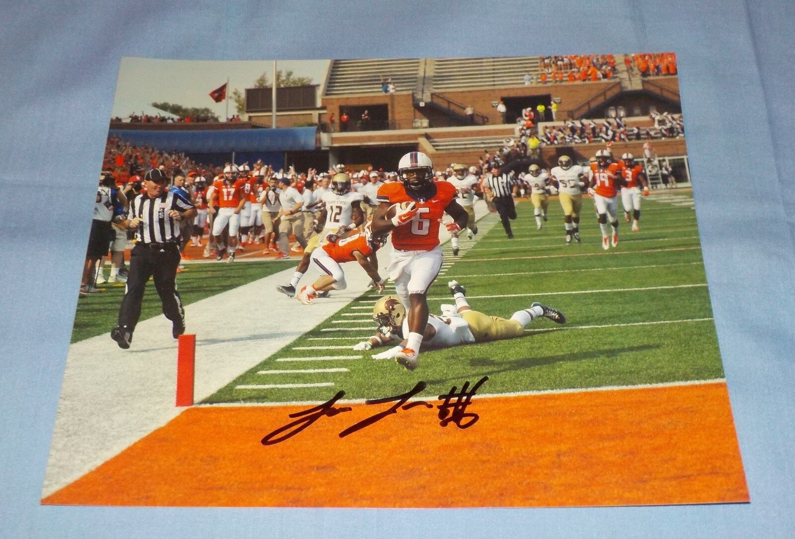 Illinois Josh Ferguson Signed Autographed 8x10 Photo Poster painting A Indianapolis Colts