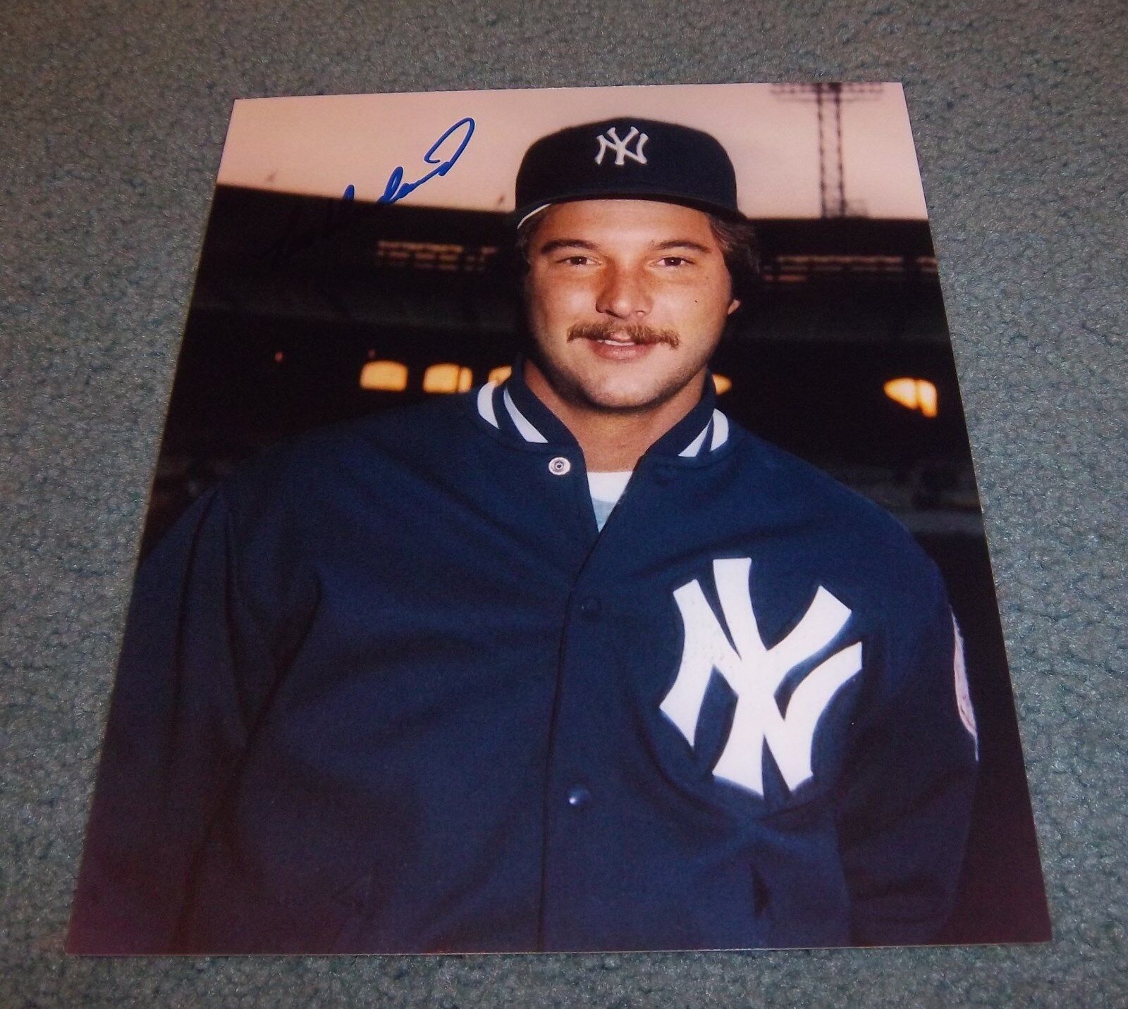 NY Yankees Tom Underwood Signed Autographed 8x10 Photo Poster painting