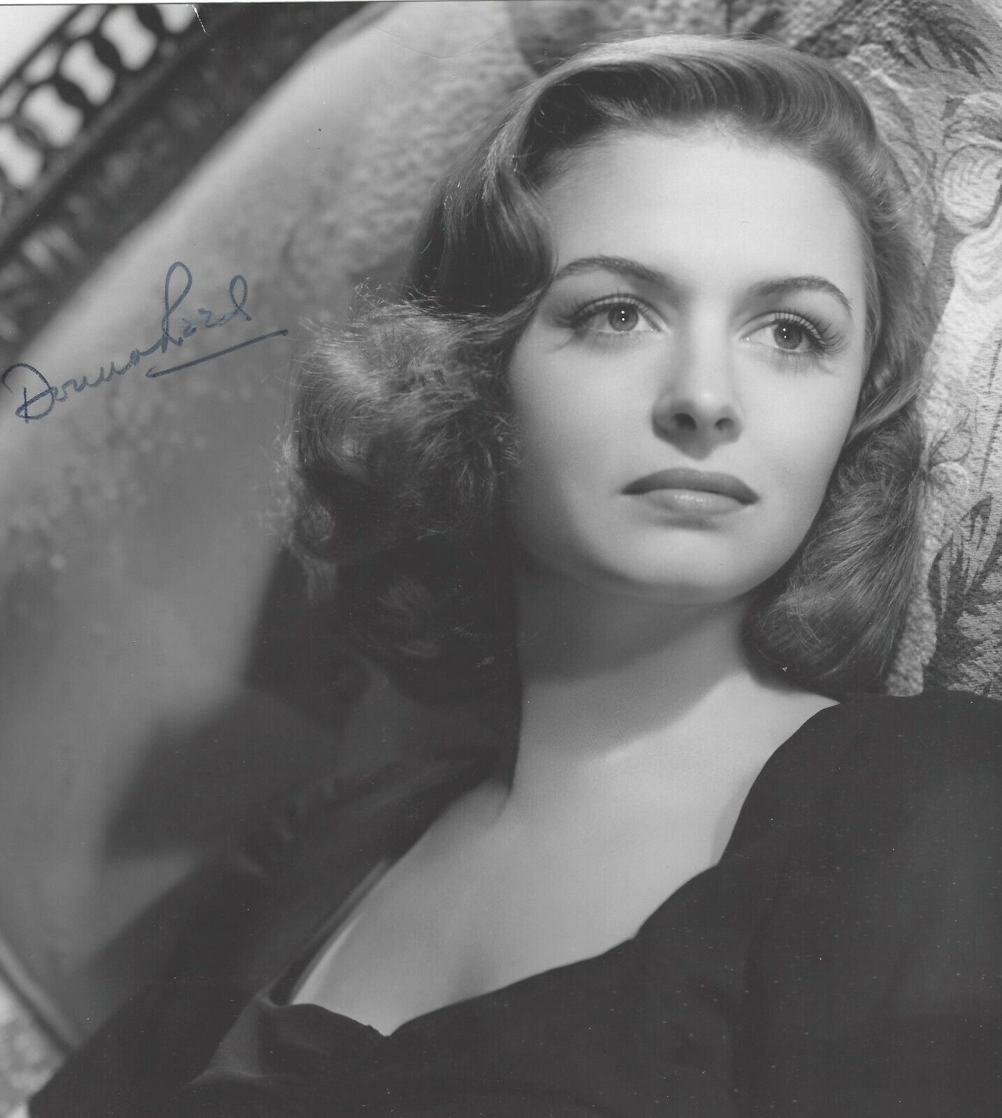 DONNA REED SIGNED 8x9 Photo Poster painting UACC & AFTAL RD AUTOGRAPH IT'S A WONDERFUL LIFE