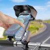 Mobile Phone Holder with Rain Cover Shock Resistant Stand for 4.7-7 Inch Phones