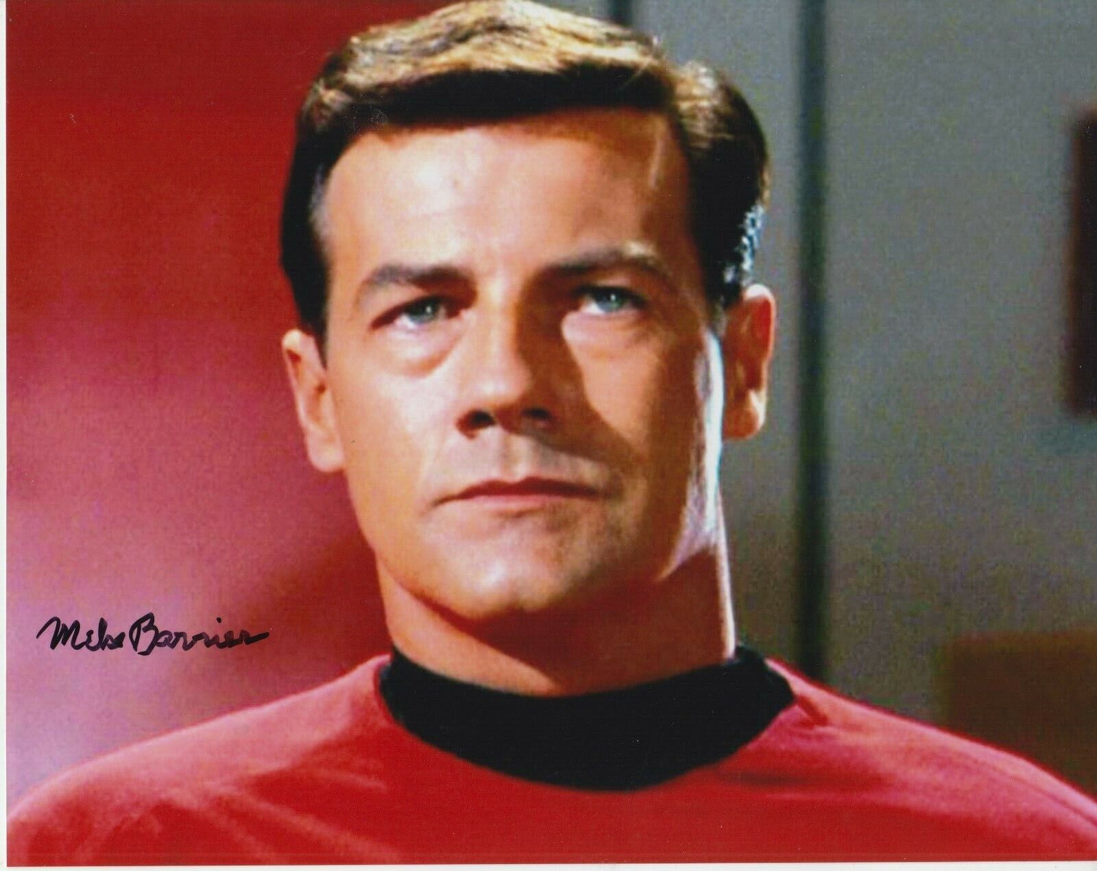 Michael Barrier (Star Trek) 8x10 Signed Photo Poster painting w/ COA #1