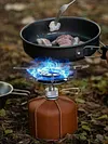 Outdoor Camping Gas Stove Lightweight Stove Head with Storage Bag for Picnic BBQ
