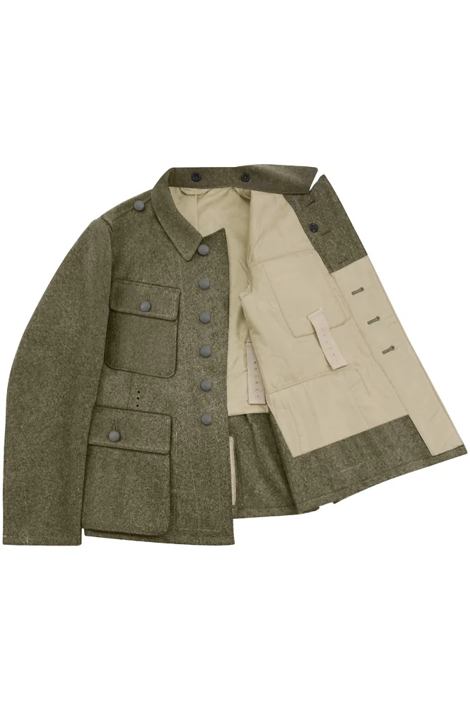   Luftwaffe German HG M1943 EM Brown Grey Wool Tunic Feldbluse German-Uniform