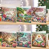 uk.everydayedeals 6Pcs DIY Diamond Painting Birthday Greeting Card - Good Morning Bouquet