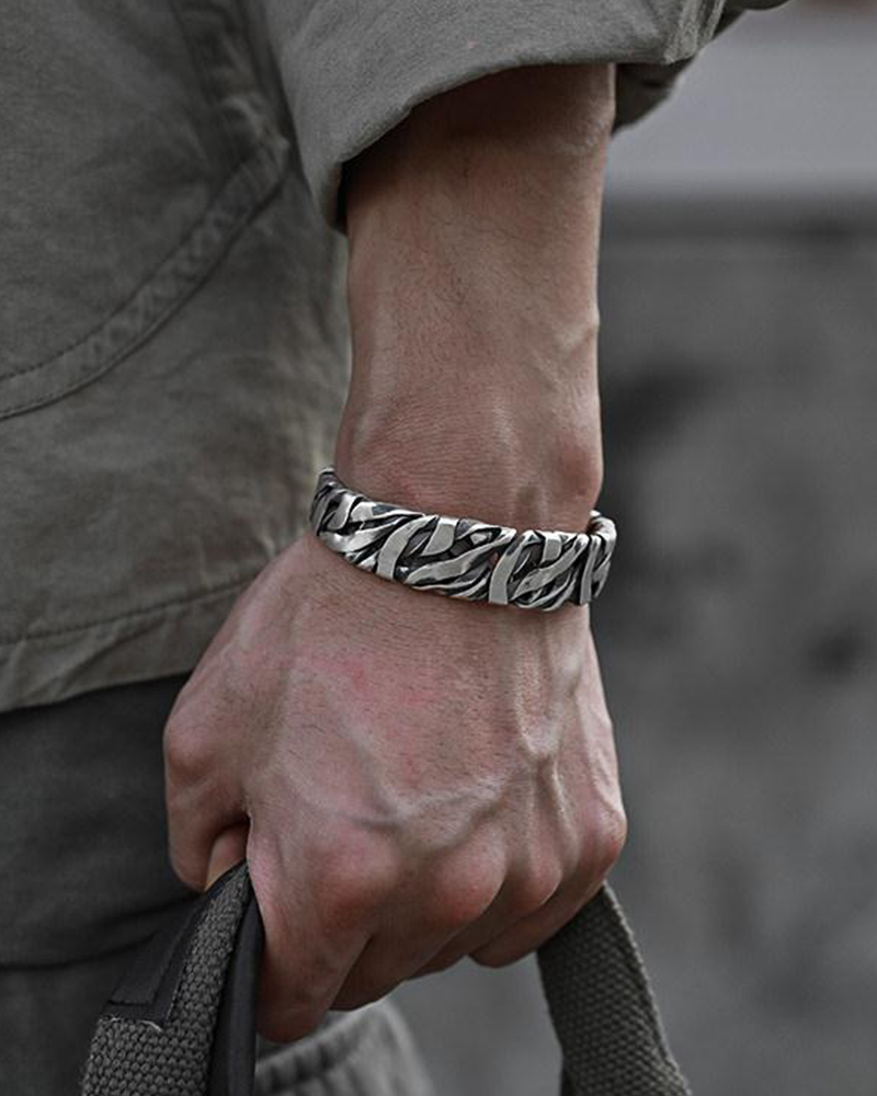 Men's Personalized Vintage Hand-woven Bracelet Open Bracelet