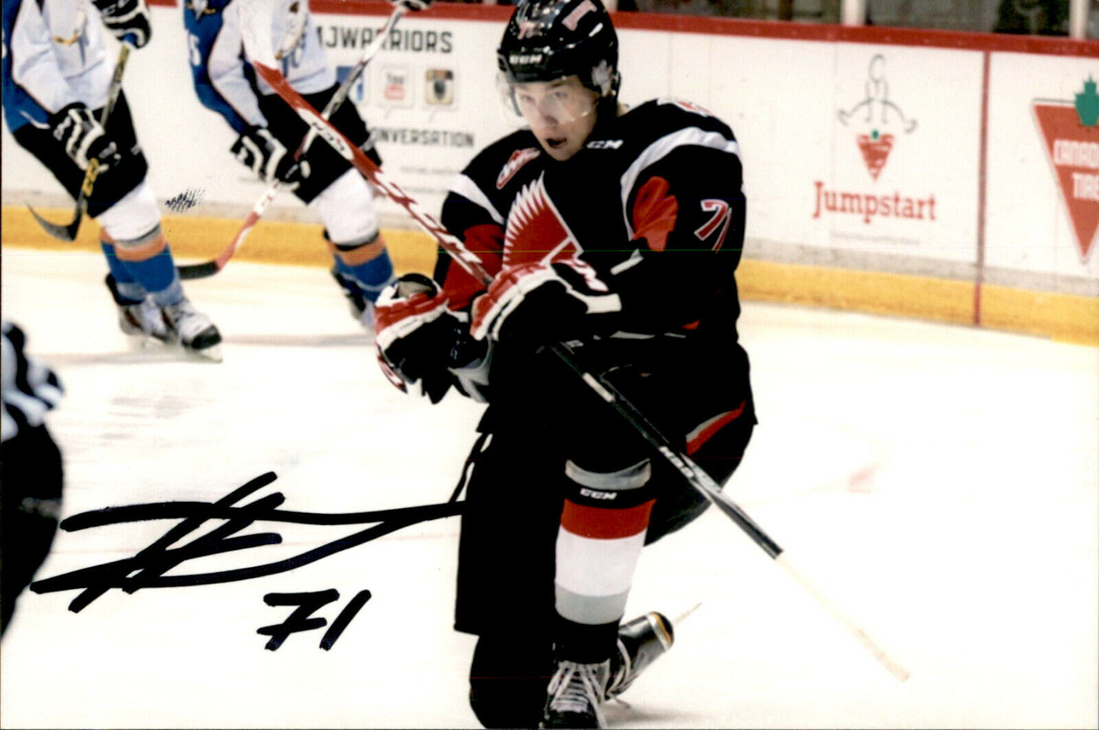 Nikita Popugayev Popugaev SIGNED 4x6 Photo Poster painting MOOSE JAW / NEW JERSEY DEVILS #2