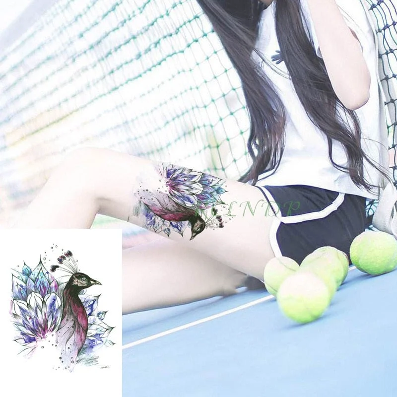 Waterproof Temporary Tattoo Sticker sexy on body back big crown tatto stickers flash tatoo fake tattoos for women men