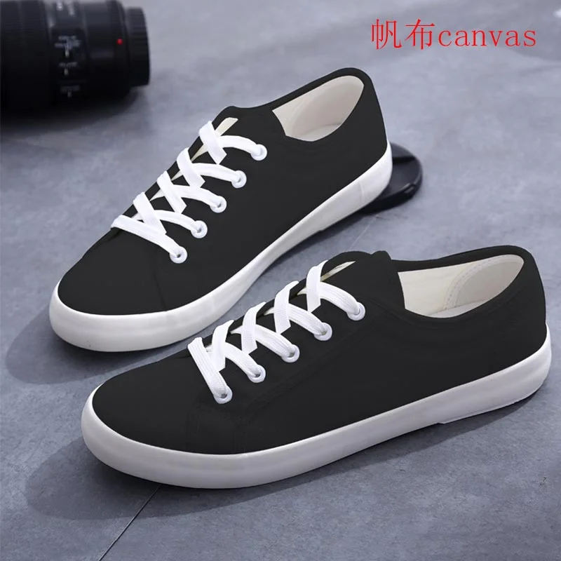 White Canvas Shoes Women Vulcanized Shoes Classic White Sneakers Ladies Trainers Summer Women Casual Shoes Basket Femme 2021