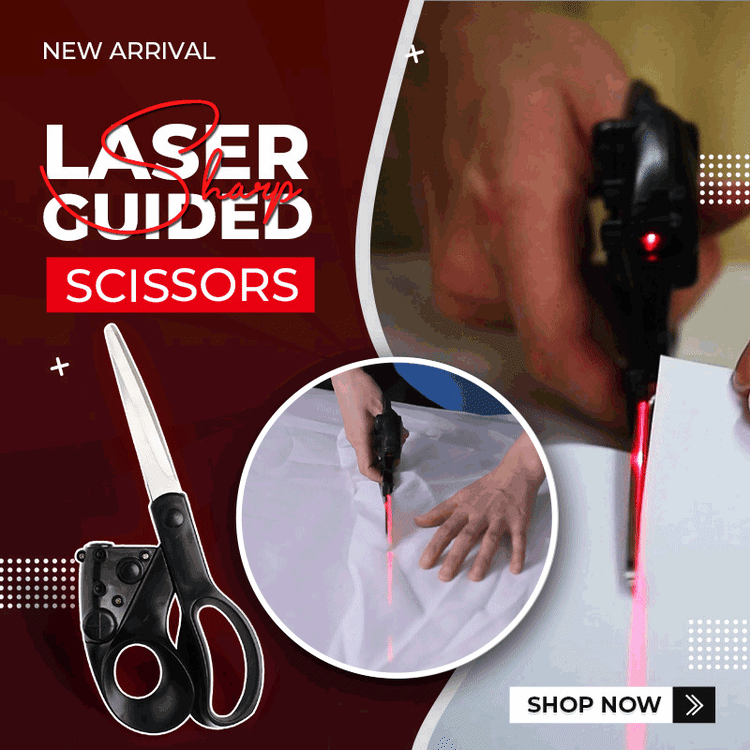 Sharp Laser Guided Scissors