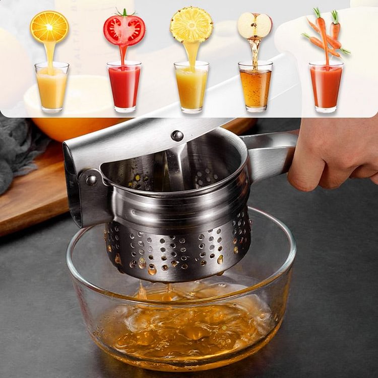 Pousbo® Stainless Steel Manual Juicer