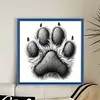 Black Cat'S Paw-18CT Stamped Cross Stitch 20*20cm/7.87*7.87in tapestrymarket