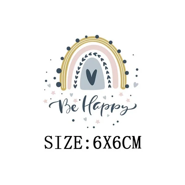 Beautiful Teachers Stickers DIY Washable Iron On Transfer For Clothing Unique Design Thermoadhesivos Patches On Clothes Applique