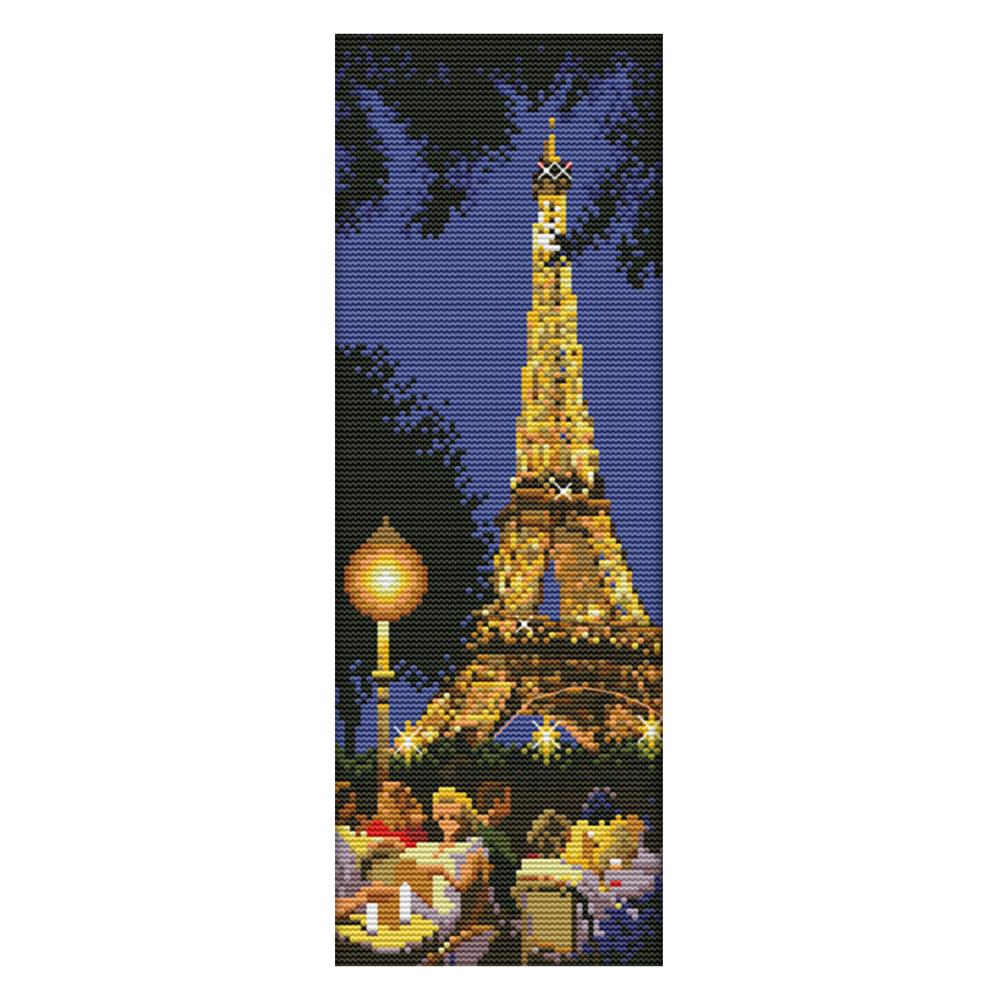 

Eiffel Tower - 14CT Stamped Cross Stitch - 16*38cm, 501 Original
