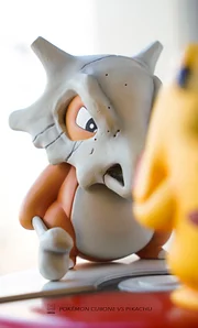 【Pre-order】Cubone vs Pikachu - Pokemon Resin Statue - Little Love Studios -