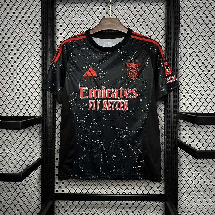 SL Benfica Away Trikot 2024-2025 - Schwarz