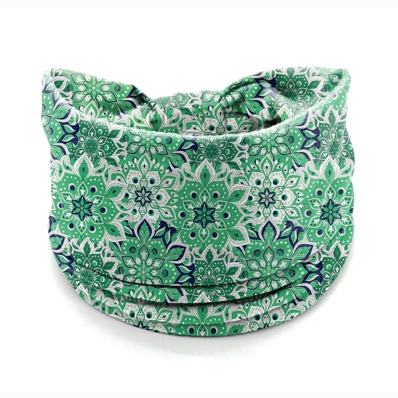 Women’s Hair Band African Print Pattern Wide Edge Elastic Knot Sports Yoga Headband Women’s Headwear Hair Accessories