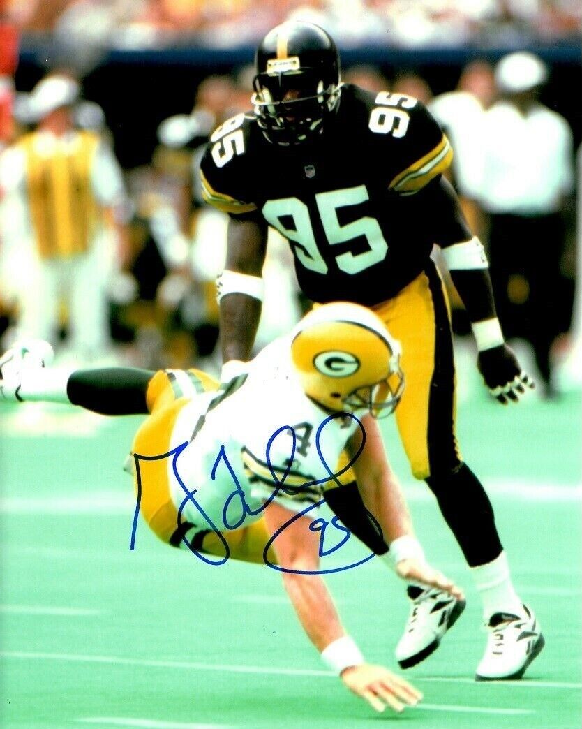 Greg Lloyd Autographed Signed 8x10 Photo Poster painting ( Steelers ) REPRINT