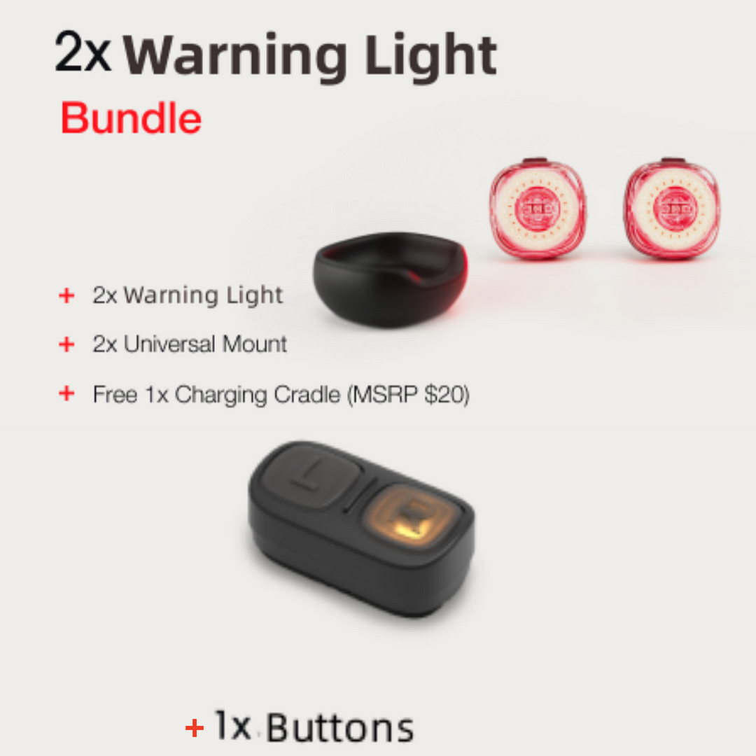 Upgrade your ride with turn signals, brake lights, synchronized flashers and magnetic mounts