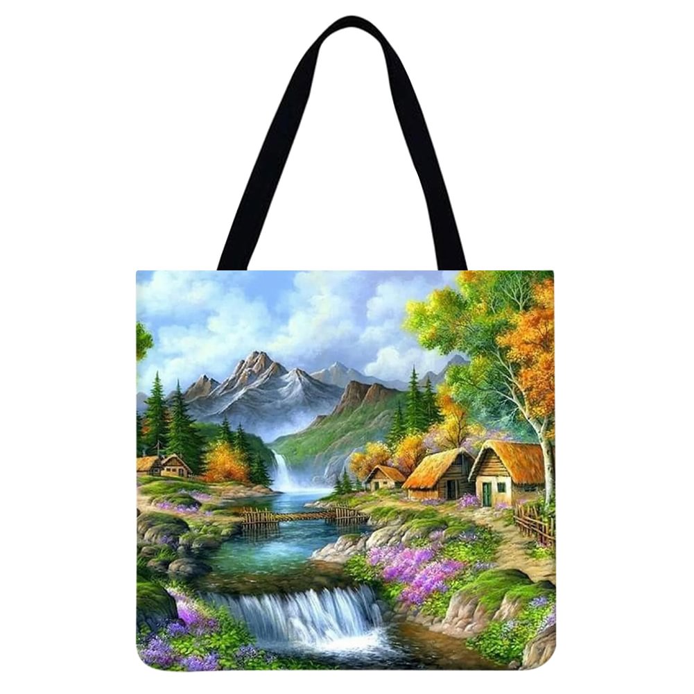 Linen Tote Bag - Landscape