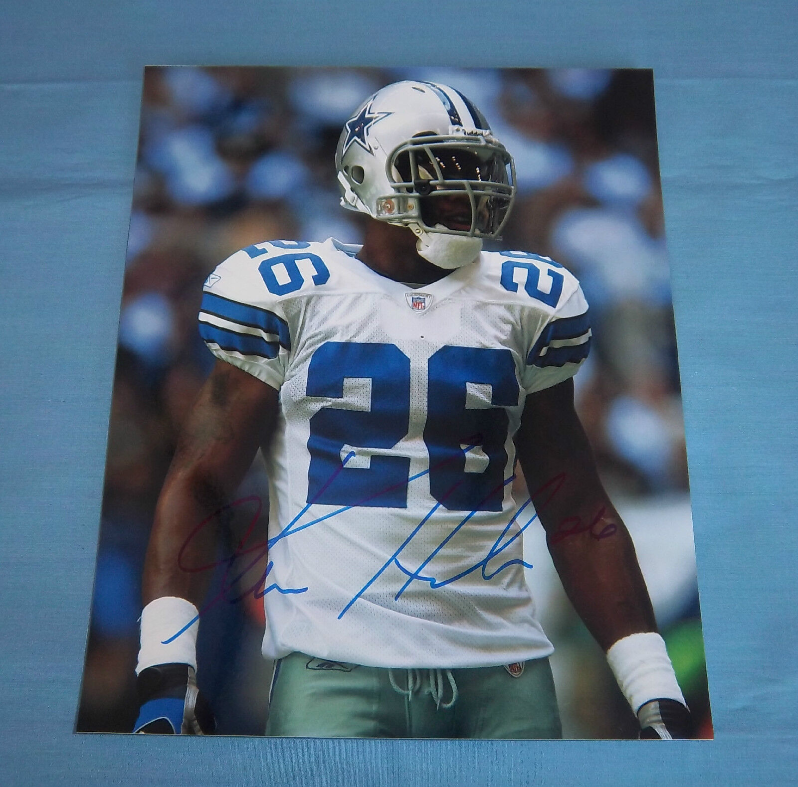 Dallas Cowboys Ken Hamlin Signed Autographed 8x10 Photo Poster painting Arkansas B