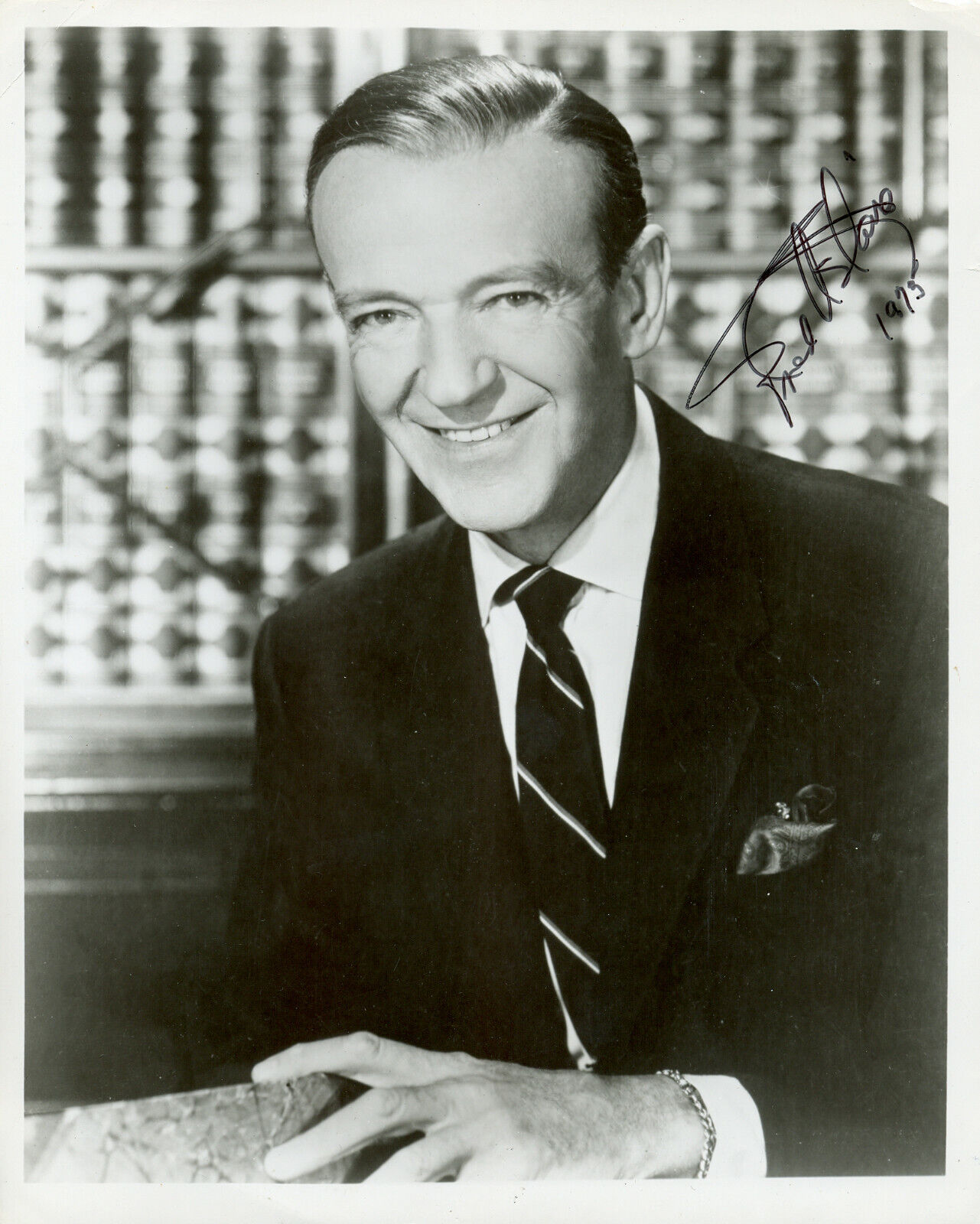 FRED ASTAIRE - Signed Portrait Photo Poster paintinggraph - Film Actor / Dancer - preprint