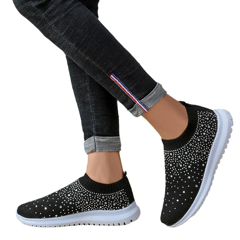 Breakj Breakj Four Seasons Ms. Casual One-Legged Single-Shoes Big-Ping Bottom Roundhead Liang Drilled Lazy Shoes Single Shoes