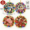 4PCS DIY Christmas Pearl Diamond Painting Acrylic Ornaments with Lights, Pearl & Special Shaped Diamond Wreath Hanging Decorations,Christmas Tree Ornament Kit