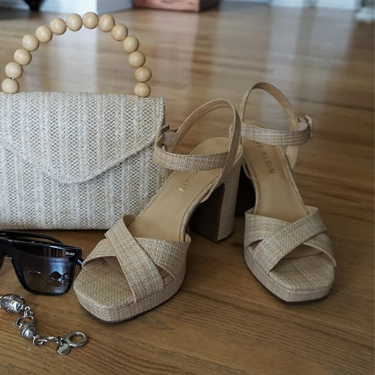 High Heels With Straps