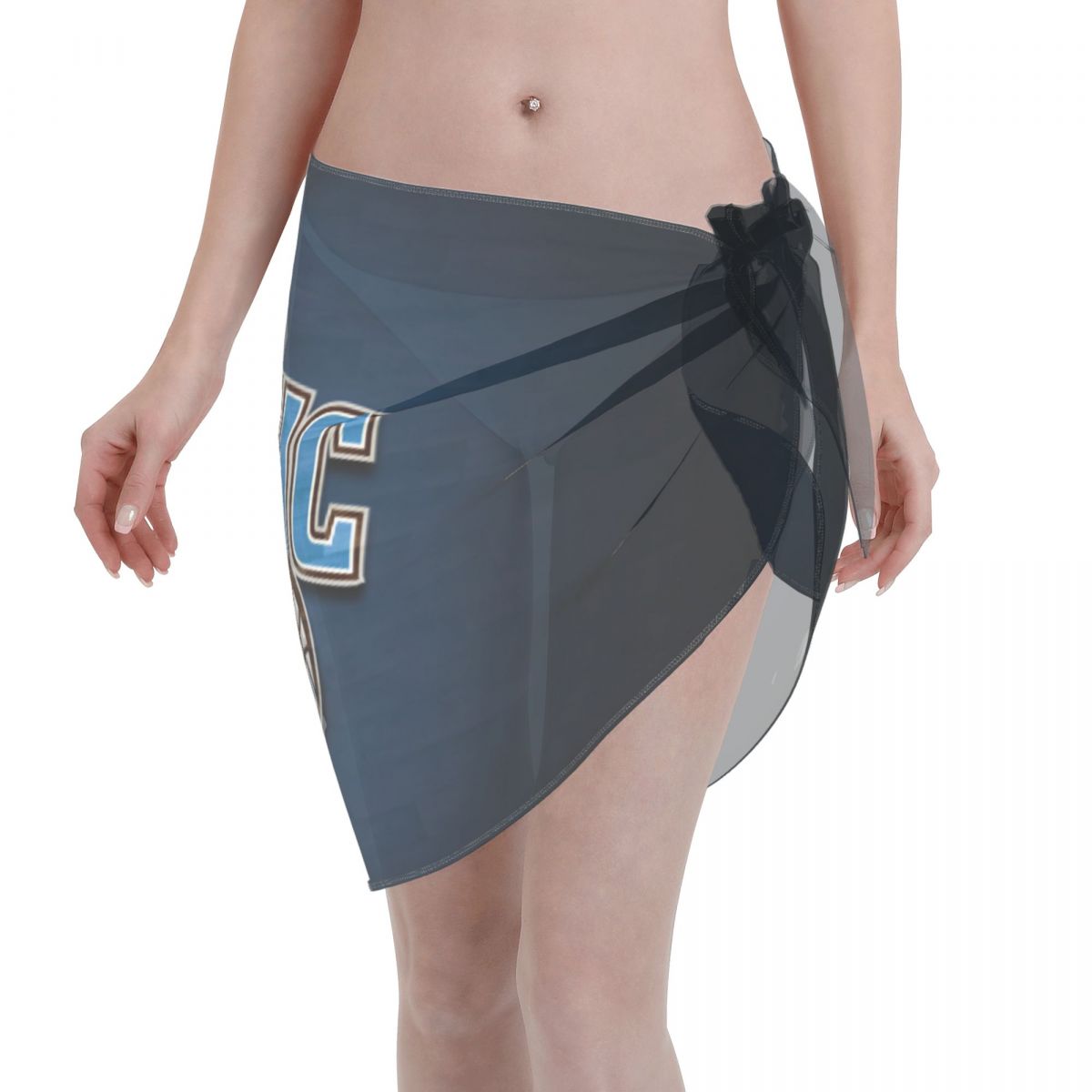 Orlando Magic Navy Women Short Sarongs Beach Bikini Wraps