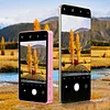 Phone Vlog Selfie Monitor Screen Magnetic Back Camera Monitor with Remote Control 3 Levels of Brightness Compatible for Android & iPhone