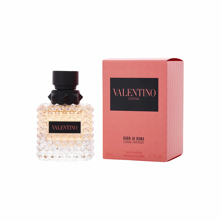 Donna Born In Roma Coral Fantasy by Valentino 