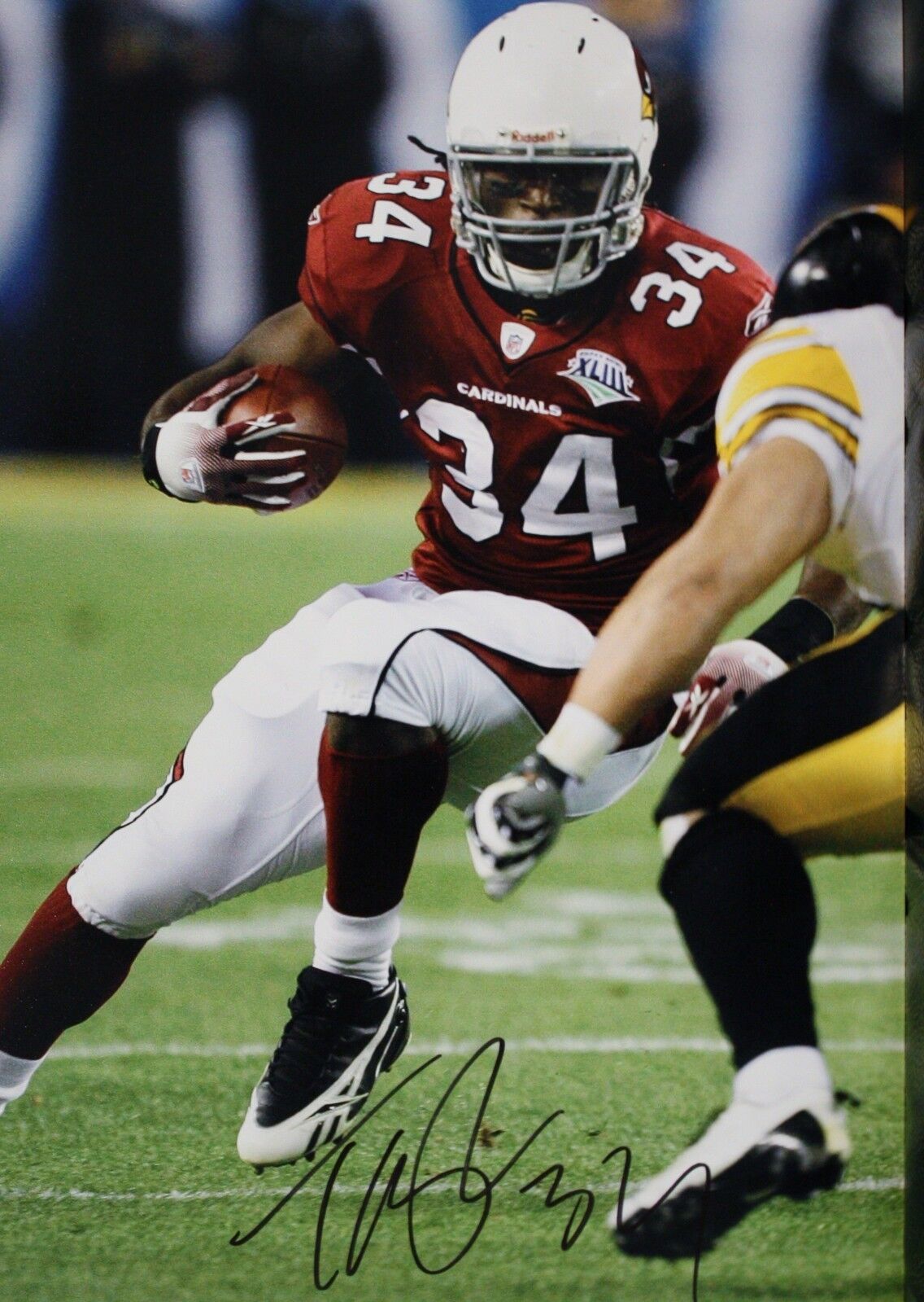 Autographed 11x14 Tim Hightower Arizona Cardinals Photo Poster painting - w/COA