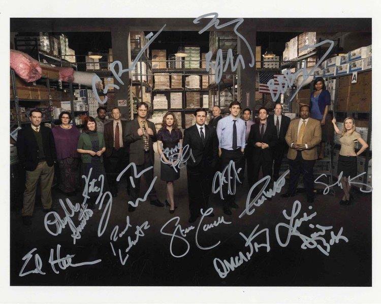 REPRINT - THE OFFICE Cast Steve Carell Autographed Signed 8 x 10 Photo Poster painting Poster RP