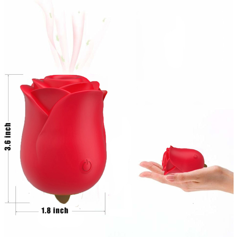 2 in 1 Rose Vibrator