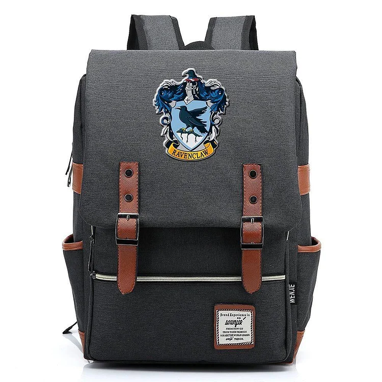 Mayoulove Harry Potter Ravenclaw Canvas Travel Backpack School bag-Mayoulove