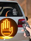 Hand Gesture Light with Remote LED Car Back Window Sign Car Finger Light for Car