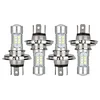 Car LED Fog Light Lamp LED Headlight Waterproof High-Power Fog Light Bulb (4Pcs)
