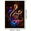 Musical Note- Round/Square AB Drills Diamond Painting(35x45cm)