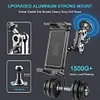 Car Phone Holder Anti-Slip Aluminum Drill Base Phone Rack Dashboard Phone Stand