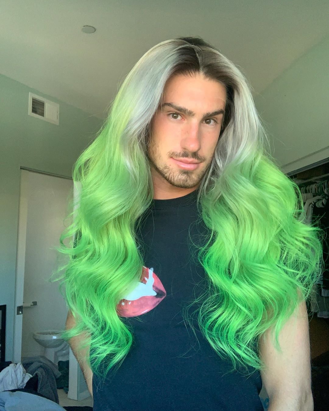 US Mall Lifes® | (✨NEW)  GRADIENT GREEN COLORSHAIR WAVE WIGB 100% High-Density HAIR US Mall Lifes