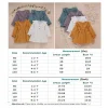 Kid Baby Girl Ruffles Solid  Linen Casual Dresses