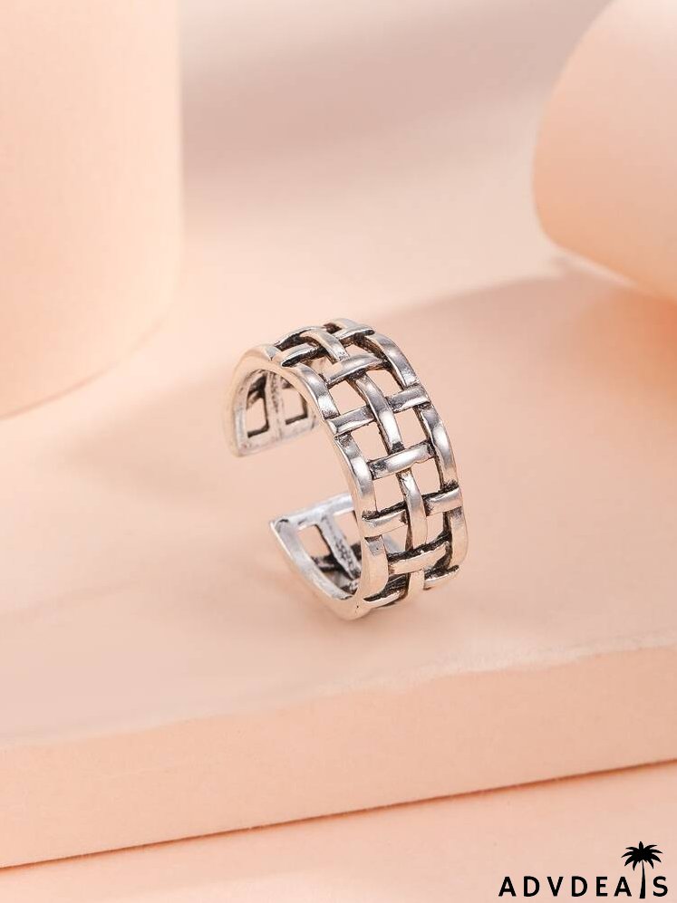 Hollow Out Cuff Ring