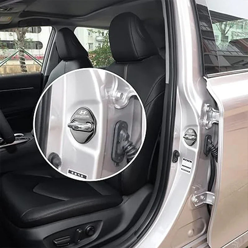 Car door lock alloy protective cover (4 pieces)