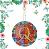 DIY Letter Double Sided Special Shape Diamond Painting Keychain