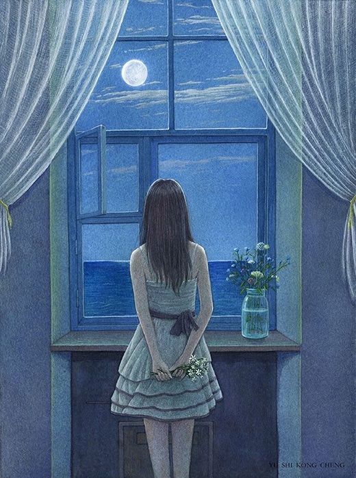 

Talking To The Moon – Paint By Numbers - 40*50CM, 501 Original